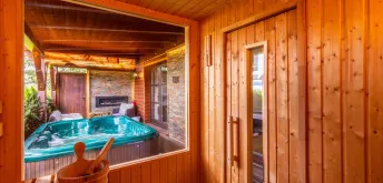 Apartmá se zahradním wellness