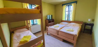 Čtyřlůžkový pokoj 