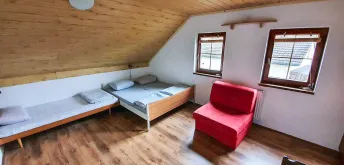 Čtyřlůžkový pokoj 