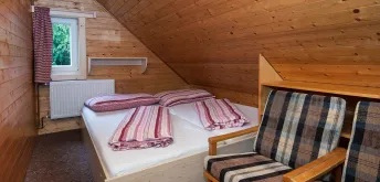 Čtyřlůžkový pokoj podkrovní