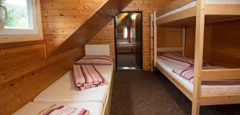 Šestilůžkový pokoj podkrovní