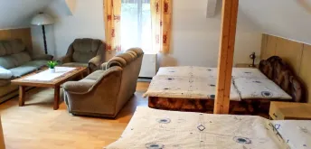 Čtyřlůžkový pokoj s vlastní koupelnou