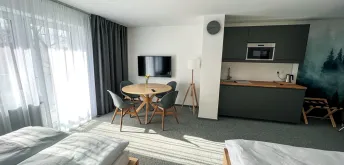 Apartmá čtyřlůžkové s vlastní kuchyňkou