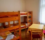 Čtyřlůžkový pokoj se společným sociálním zařízením