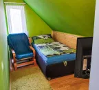 Jednolůžkový pokoj s vlastní koupelnou a přímým vchodem na terasu