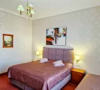 Dvoulůžkový pokoj s výhledem na řeku, s vanou a s balkónem s přistýlkou