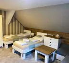 Třílůžkový pokoj s oddělenými postelemi a výhledem