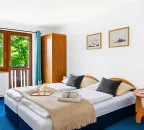 Dvoulůžkový pokoj - Deluxe Double Rejvíz 1 – balkon & výhled na hory