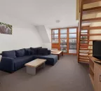Apartmán mezonetový s balkónem a kuchyňkou