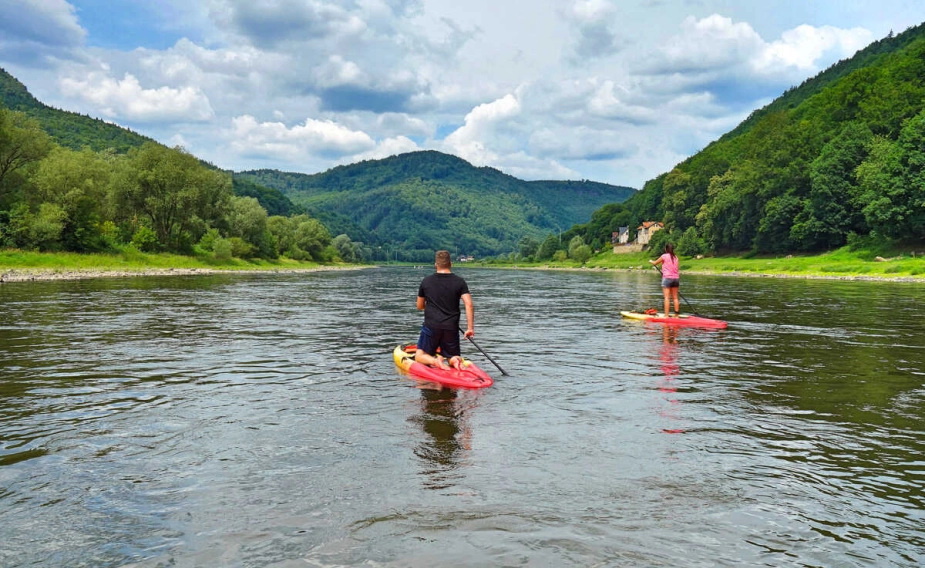 Paddleboard - parádní plavba Labským kaňonem