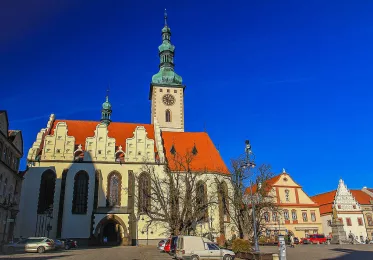 Vyhlídková věž kostela Proměnění Páně v Táboře