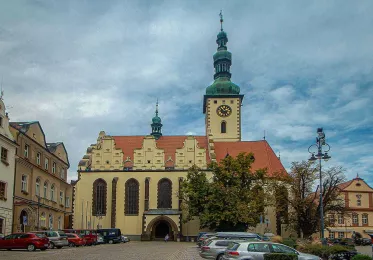 Vyhlídková věž kostela Proměnění Páně v Táboře