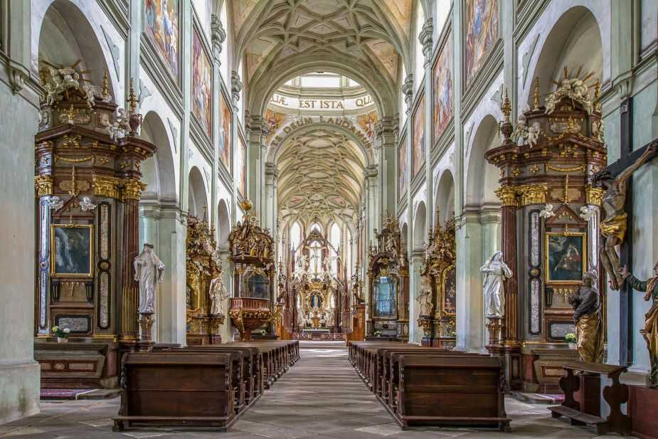 Klášter Kladruby - Kostel Nanebevzetí Panny Marie (foto Národní památkový úřad)
