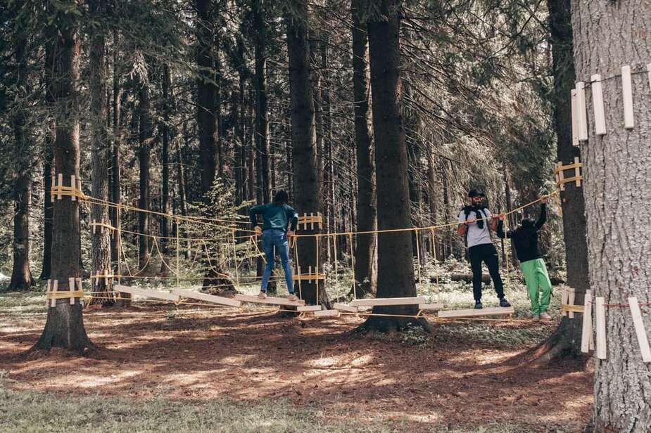 Foto: Lanový park Medlov