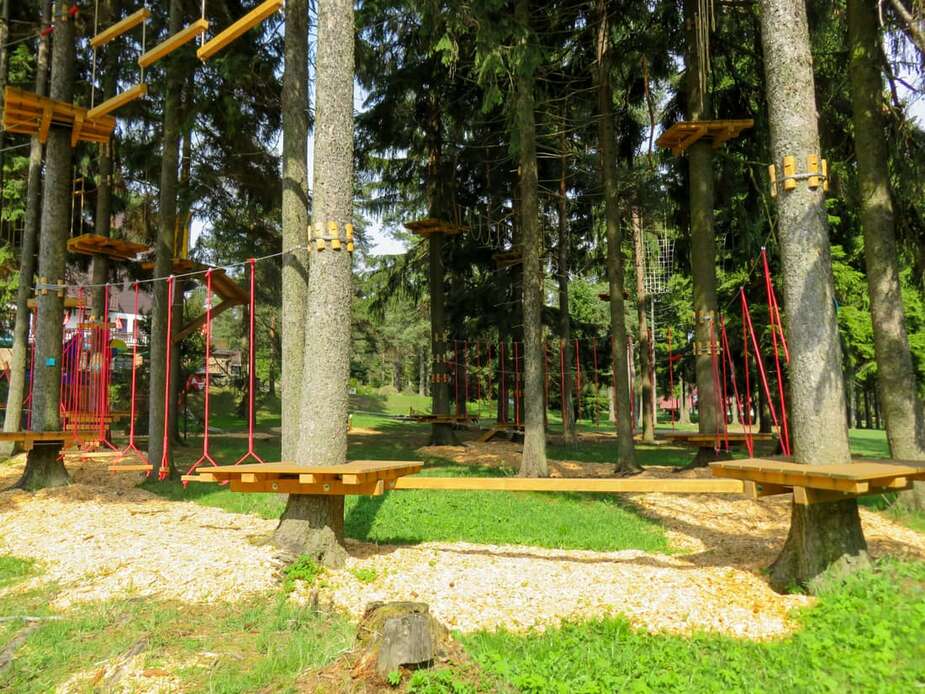 Foto: lanový park Sykovec