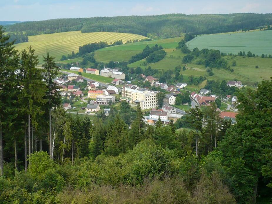 Foto: výhled z rozhledny