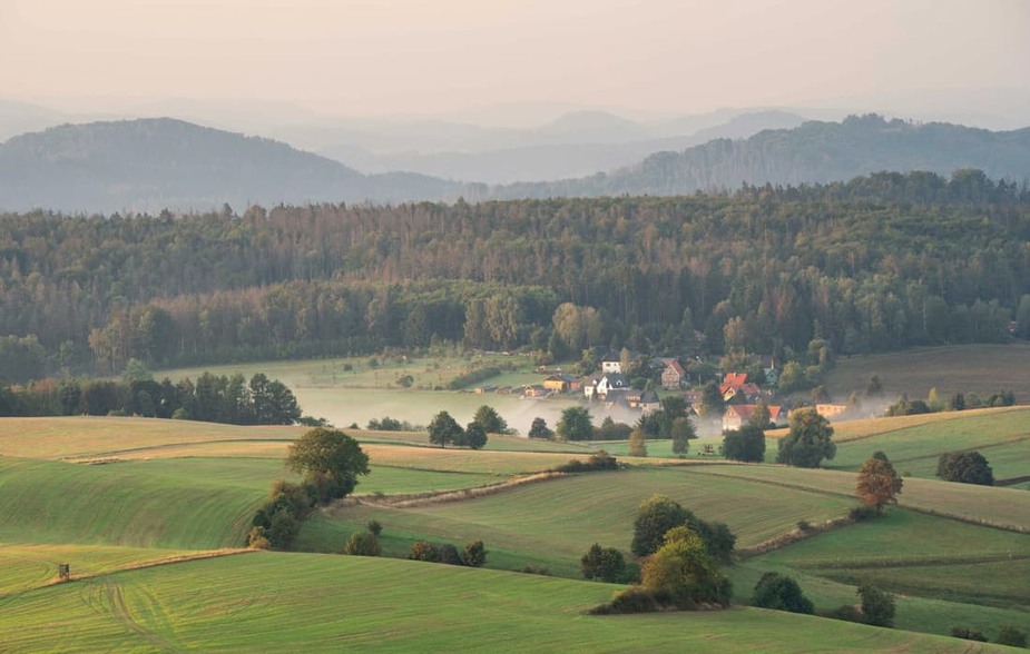 Foto: výhled z rozhledny